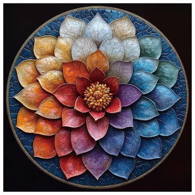 Sanjee Diamond Painting Kits for Adults, Mandala Diamond Art Kits for Beginner, 5D DIY Round Full Diamond Dots Paintings for Home Wall Decoration Gift, 12x12inch