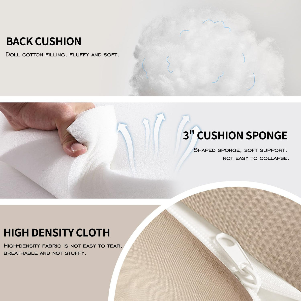 ARTBUSKE 7 Piece Outdoor Patio Furniture Set Modular Outdoor Furniture Set Wicker Outdoor Sectional Sofa with Table Patio Set for Balcony Porch Deck Yard (Salmon&Orange Wicker, Sand Cushion) ARTBUSKE