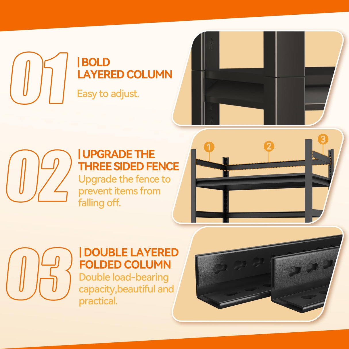 BEESTMUEBLE 55-90 Gallon Fish Tank Stand, Metal Aquarium Stand, Adjustable Heavy Duty Reptile Tank Stand, Sturdy 5-Tier Fish Tank, Modern Shelf for Living room (With Wheels-32 W*15.7" D*63" H) BEESTMUEBLE