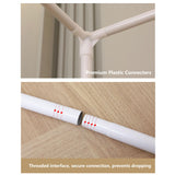 AIKASY Premium Canopy Bed Frame Posts for Twin Size Beds - Sturdy Metal Poles, Four Corner Bed Brackets - Perfect Addition to Metal and Wood Bed Frames for Bedroom Decor Upgrade (White) AIKASY