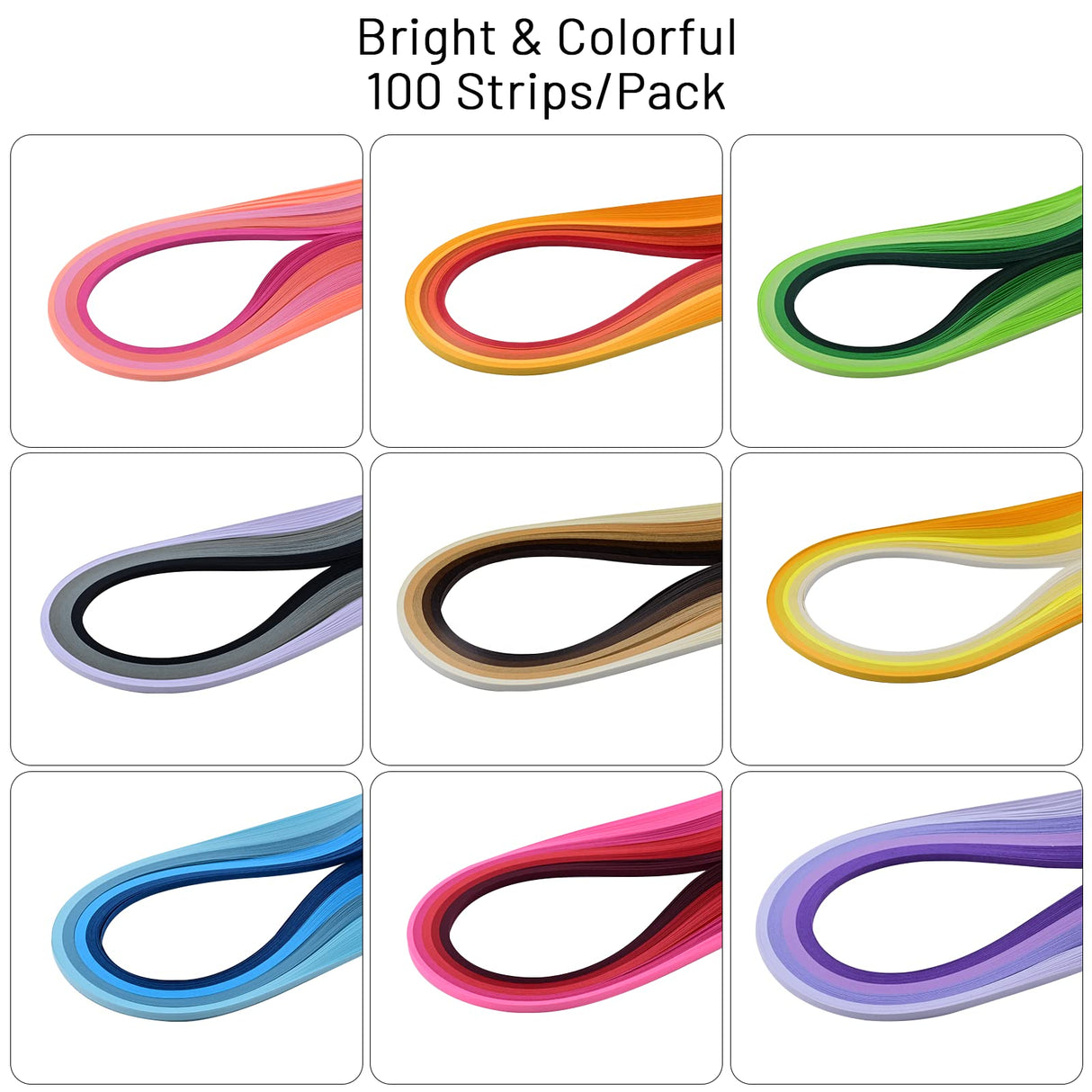 YURROAD Quilling Paper Set for Beginners with 36 Colors 900 Strips 3MM Quilling Papers Quilling Template Board Quilling Comb Quilling Curling Coach Quilling Slotted Pen YURROAD