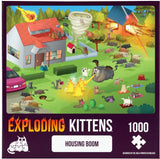 Housing Bloom Jigsaw Puzzle by Exploding Kittens - 1000 Pieces Jigsaw Puzzle for Adults, Teens, and Kids - Cat Puzzle, Funny Puzzle, Art Puzzle Exploding Kittens LLC