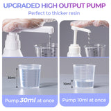 Bundle Set of LET'S RESIN 1.5 Gallon Resin Epoxy Kit and 30CC Gallon Pump Dispenser LET'S RESIN