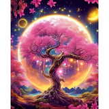 obterie Tree of Life Paint by Numbers Kit for Adults Beginner Tree Oil Painting Kit Adult Paint by Number Kits on Canvas DIY Painting for Beginners Art by Numbers for Gifts Home Wall Decor 16x20 Inch obterie