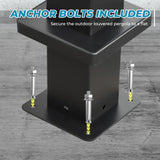 LVUYOYO Outdoor Louvered Pergola 10' x 13', Aluminum Pergola with Adjustable Roof, Waterproof Metal Gazebo with Curtains and Netting for Patio, Backyard, Garden, Deck (Black) LVUYOYO