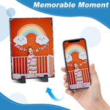 Gersoniel 10 Pcs Sublimation Slate Blanks 7.9 x 5.9 Inch Heat Thermal Transfer Rock Stone Photo Frame with Display Stand, Rectangular Sublimation Heat Press Picture Slate for DIY Desktop Souvenir Gift Gersoniel