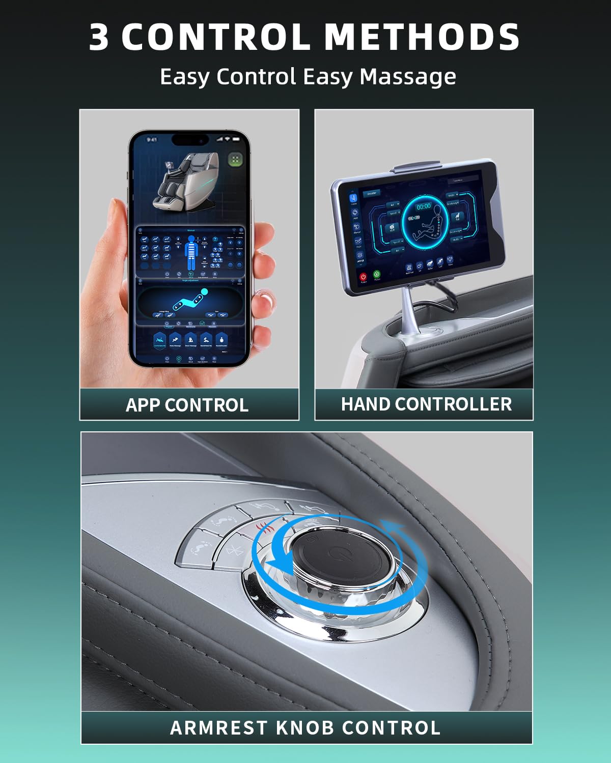 RelaxRelife Massage Chair Full Body, 4D Zero Gravity Massage Chairs, 20 Auto Modes, 11 Massage Technique, 40 Airbags Shiatsu Massage, APP Control with HiFi Bluetooth Speaker Grey RelaxRelife