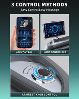 RelaxRelife Massage Chair Full Body, 4D Zero Gravity Massage Chairs, 20 Auto Modes, 11 Massage Technique, 40 Airbags Shiatsu Massage, APP Control with HiFi Bluetooth Speaker Grey RelaxRelife