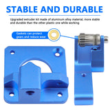 Haldis 3D Dual Gear Extruder, Upgraded Aluminum Alloy Block Bowden Extruder 1.75mm Filament Dual Drive Feed for Creality CR-10S CR10S PRO Ender-3 Ender 3PRO Ender 5 WoodArtSupply