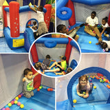 Yard Bounce House for Kids 3-8, Inflatable Bounce House with Slide, Bouncy House with Blower & Play Balls for Indoor Outdoor, 9.5x6.5x6.5FT Bouncy Castle for Toddlers Party YARD