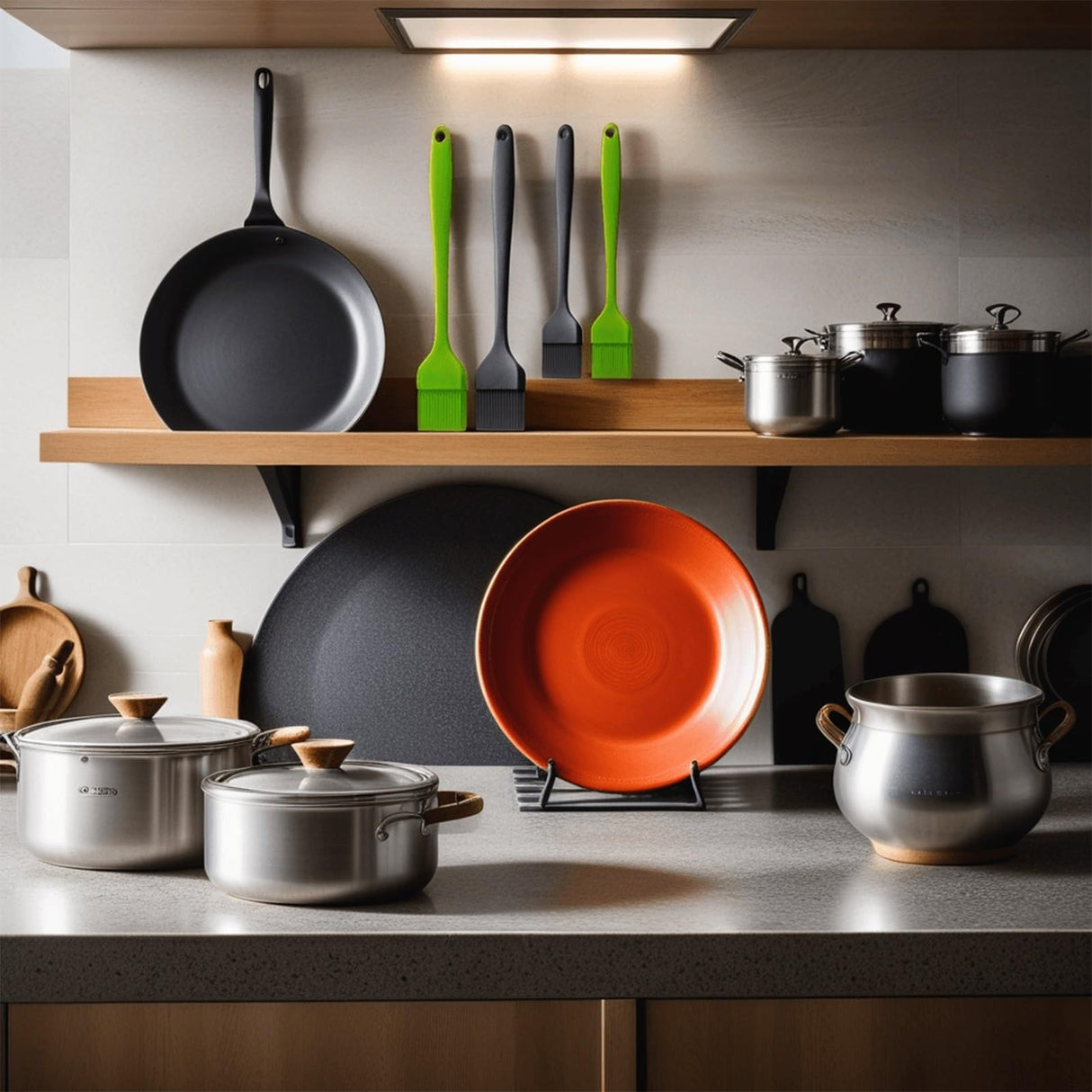 Ortarco Silicone Basting Pastry Brush for Baking Cooking Bbq Grill Spread Oil Butter Sauce 2 Pack Ortarco