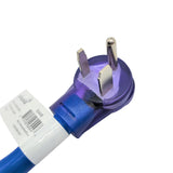 Parkworld Welder Extension Cord NEMA 6-50 Extension Cord, 6-50P to 6-50R STW 8AWG/3C for 40 Amp 250 Volt (75FT) Parkworld