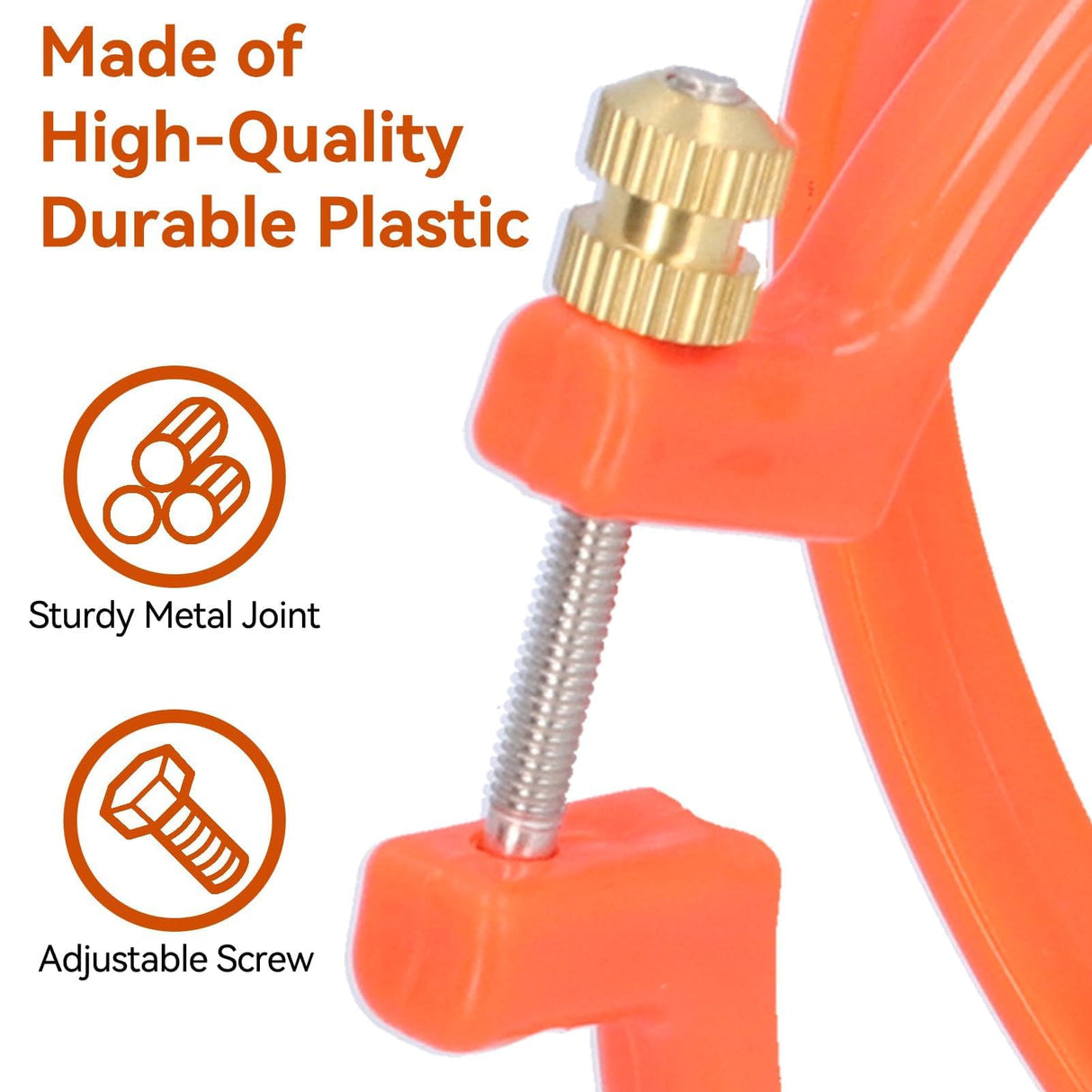 Embroidery Hoop, 4 Inch Cross Stitch Hoop Plastic Circle Embroidery Rings for Embroidery Art Craft Sewing (Random Color) Cyrank