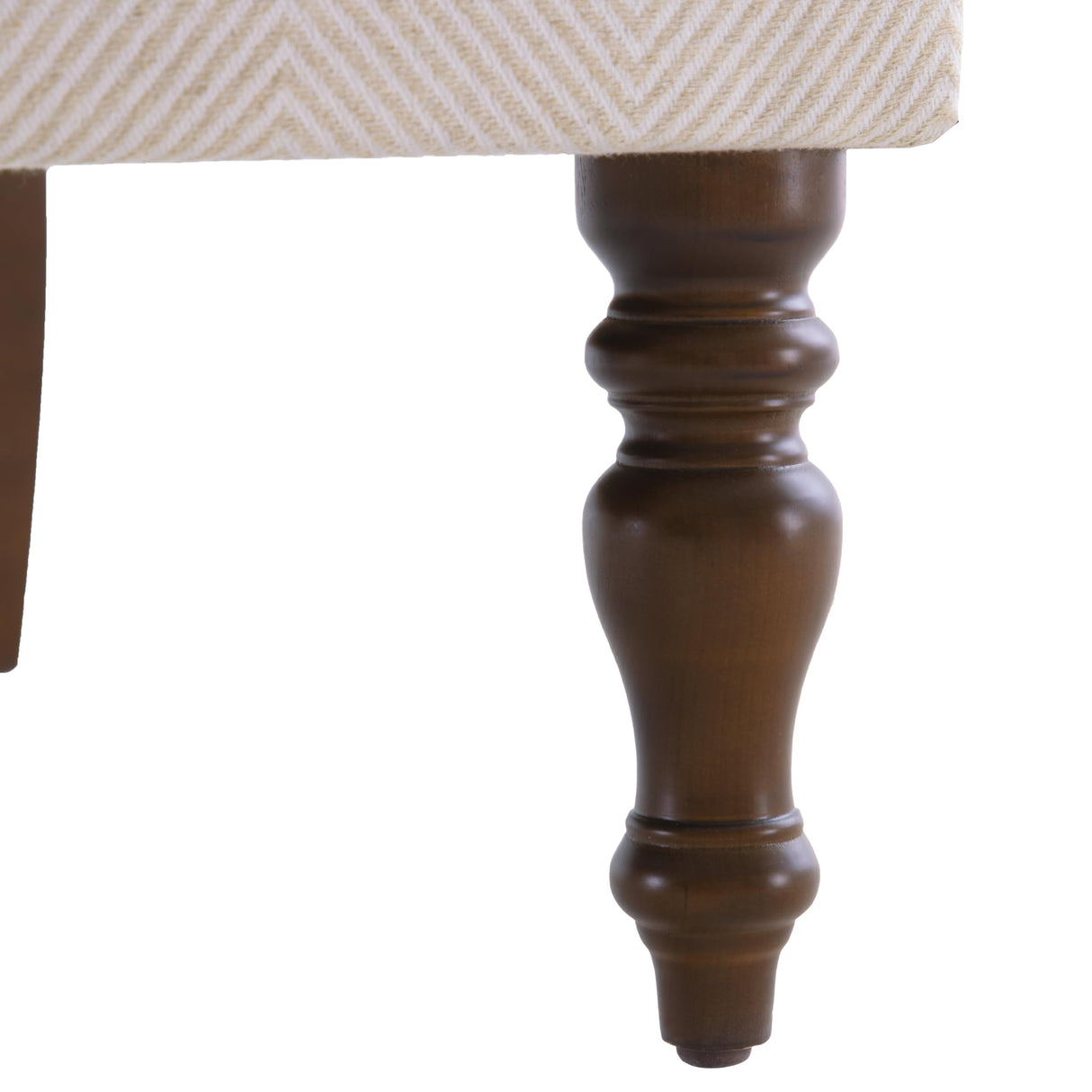 HUIMO Living Room Chair Upholstered High Back Armchair Retro Printed Wingback Chair in Linen for Bedroom & Study Comfy Accent Sofa Chair Reading Chair Holds 300lbs (Navy Blue) (1, Tan with Lines) HUIMO