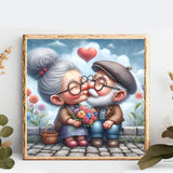 Valentine's Day Diamond Art Kits for Adults Beginner,Grandmas DIY Diamond Painting Kits 5D Diamond Dots Gem Art Crafts with Tools,Round Full Drill Funny Crafts for Home Wall Decor&Gift-12x12inch Fairyland JinWenn