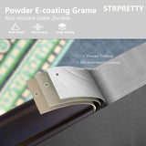 STRPRETTY BASIC Patio Swivel Bar Stools Set of 2, Outdoor Bar Height Patio Swivel Chairs with Cushion for Garden Balcony Backyard (Grey) STRPRETTY BASIC