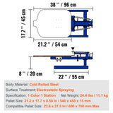 VEVOR Screen Printing Machine, 1 Color 1 Station Silk Screen Printing Press, 21.2x17.7in / 54x45cm Screen Printing Press, Double-Layer Positioning Pallet, Adjustable Tension for T-Shirt DIY Printing VEVOR