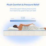 California Design Den Twin Mattress Topper, Thick Cooling Pillow Top Mattress Topper Twin for Restful Sleep, 900 GSM Fill, Breathable & Gentle on Skin California Design Den