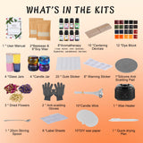 Candle Making Kit for Adults, Candle Making Supplies with Digital Soy Wax Melt Warmer, Premium DIY Starter Making Supply Perfect as Home Decorations with Glass Jar Yayena