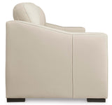 Signature Design by Ashley Treasure Trove Contemporary Leather Match Sofa, Beige Signature Design by Ashley