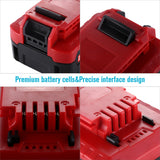 Powerextra 2 Pack 6.0Ah 20V MAX Lithium Replacement Battery Compatible with Porter Cable PCC685L PCC680L Powerextra