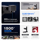 ComMarker Omni1 5W UV Laser Marking Machine with 2 Lenses, IEC 60825-1 Report Number: 2501Q25848E-SFA1, Laser Class Class 1 Laser Product and Power Output 1.95mW, Power: 5 watts ComMarker