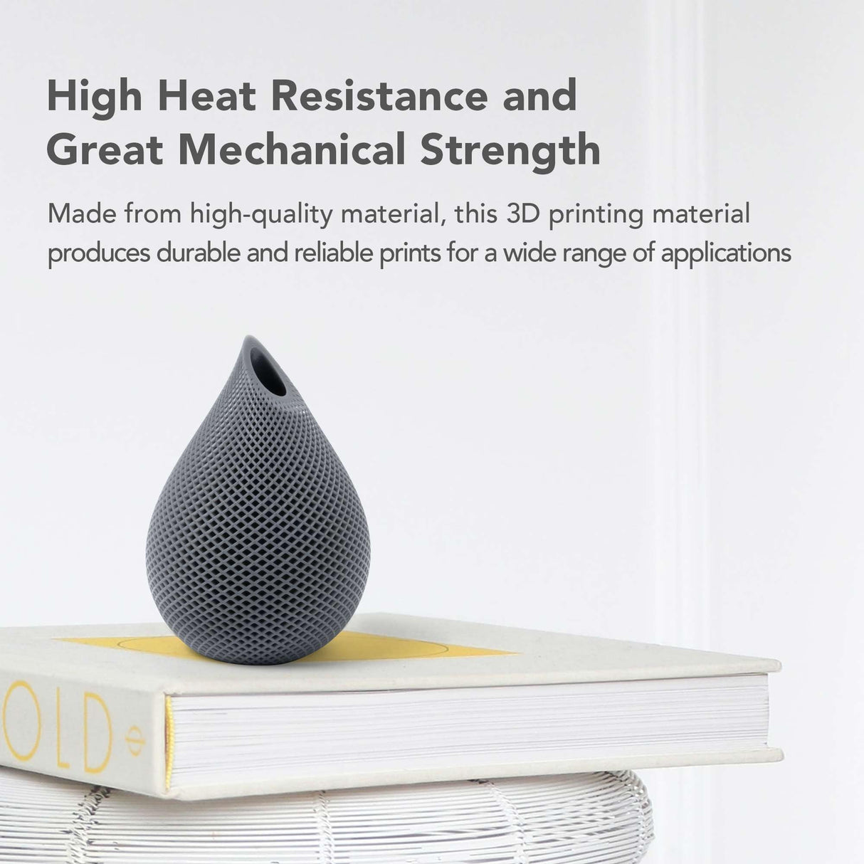 phrozen High Temp 3D Printer Resin [TR250LV], Functional Resin HDT80 °C 405nm DLP LCD UV-Curing Photopolymer Resin for Prototyping, Ducting, Molding, High Precision Printing,5kg phrozen