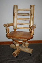 Cedar Log Desk Chair Generic