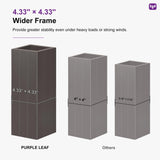 PURPLE LEAF Louvered Pergola 11' × 15' Outdoor Hardtop Gazebo Sun Shade with Adjustable Canopy Patio Aluminum Retractable Roof for Outside Deck Backyard Pavilion PURPLE LEAF