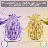 iSANMATE Dual Color Filament Silk PLA, 3D Printer Filament Silk Gold Purple, PLA Filament 1.75mm Rainbow Filament, 1 kg Spool iSANMATE