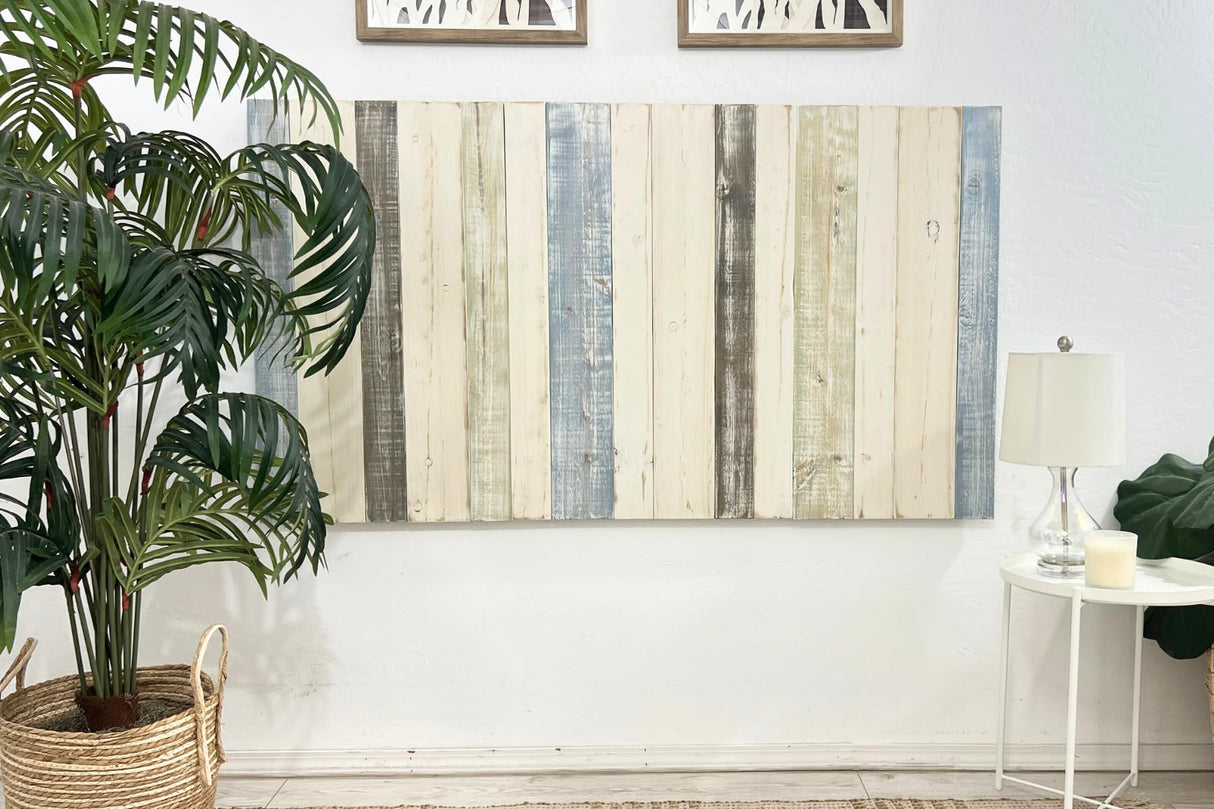 Barn Walls Solid Wood Headboard King Size Farmhouse with Smooth Natural Wood Grain, Handcrafted Wall-Mounted Panel Head Board, Adjustable Height, Modern Farmhouse Bedroom, Built to Last Barn Walls