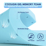PayLessHere 2 Inch Gel Memory Foam Mattress Topper/Gel Infused Mattress Topper/CertiPUR-US Certified/Easy to Clean, (Full) PayLessHere
