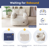 MAXYOYO Corded Bean Bag Chair, Living Room Bean Bag Chair for Adults Kids, Tufted Lazy Couch Lazy Sofa for Living Room, Stuffed with Filler MAXYOYO