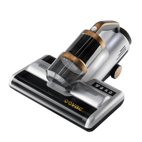 Oovac Mattress Vacuum BED CLEANER with UV-C LIGHT, 14kPa Suction, DUAL FILTERS & Dual Rollers, Furniture Handheld Vacuum Cleaner Dust Sensor, CORDED HANDHELD VACUUM for SOFA, Fabric & PET HAIR Oovac
