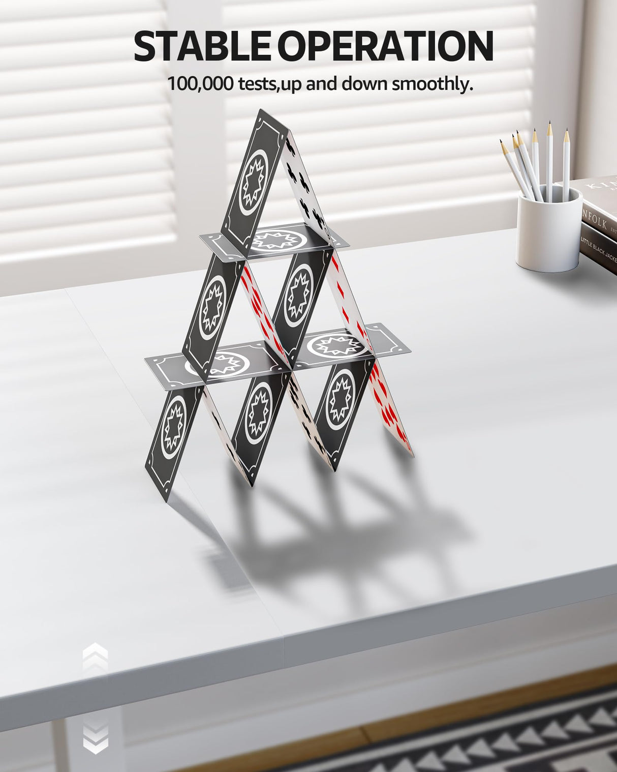 SIAGO Electric Standing Desk Adjustable - 48 x 24 Inch Sit Stand up Desk with Cable Management - 3 Memory Preset Adjustable Height Desk Computer Home Office Desk SIAGO