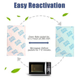 15 Pcs 20 Gram Silica Gel Packs, Transparent Desiccant, Desiccant Packets for Storage, Moisture Packs for Spices Jewelry Shoes Boxes Electronics Storage Romeda