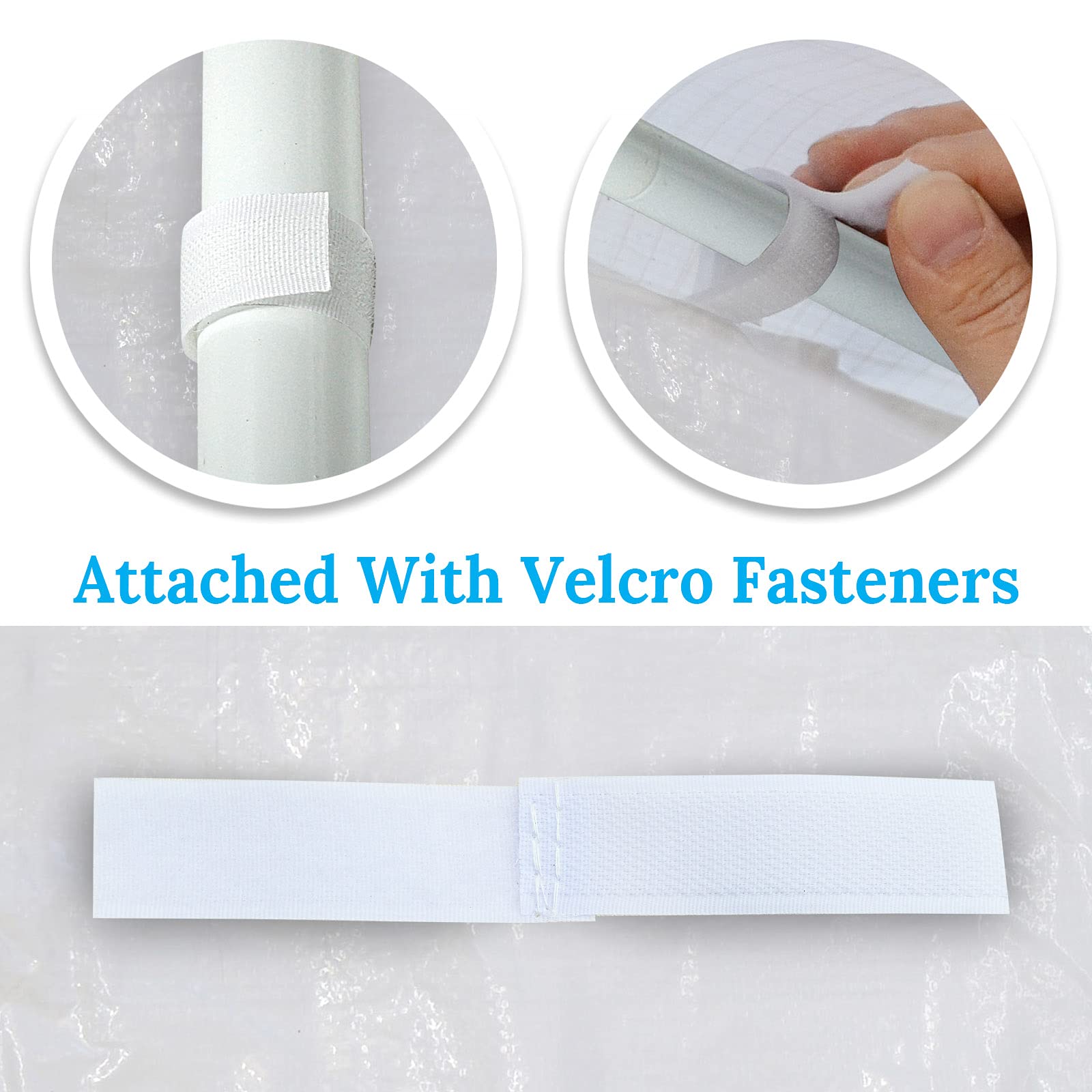 BenefitUSA Replacement Carport Sidewall for 10x20 Tent Garage - Thumbnail 5