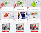 TUMOVO Animals DIY Oil Painting Kit, Bird Paint by Numbers for Adults, Cardinal Paint by Numbers with Brushes and Pigment, Canvas Arts for Wall Decor, 16x20 Inch, Frameless TUMOVO