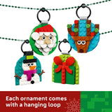 LEGO Christmas Ornament Selection Building Toys - Holiday Crafts for Family, Kids, Boys & Girls, Ages 6+ - Hanging Christmas Decorations for Tree - 40744 LEGO