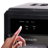 Frigidaire EFIC237 Countertop Crunchy Chewable Nugget Ice Maker, 44lbs per day, Black Stainless Frigidaire