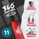 AFA Tooling - Deburring Tool with 11 High Speed Steel Swivel Blades - Works on Metal, Resin, PVC Pipes, Copper, Plastic and 3D Printed Edges - Plumbing & 3D Printing Burr Removal Reamer Tool AFA Tooling Approved for Automotive