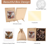 Ruikiyart Wooden Puzzles for Adults Cute Deer Wooden Jigsaw Puzzles 200Pcs Unique Animal Shape Adult Puzzles Fabulous Gift for Kids and Adults on Birthday,Thanksgiving,Christmas 11.1x11.2 Inches Ruikiyart