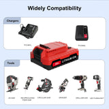 2 Pack 3.0Ah 20V Lithium-ion Replacement Batteries Compatible with Porter Cable 20V Battery PCC681L PCC682L PCC660 PCC641 PCC683L PCC685L PCC601 PCC670 Bayhon