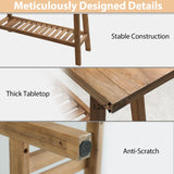 HOKYHOKY Reclaimed Solid Wood Bench-43.3" Farmhouse Entryway Bench with Storage Shelf, Narrow Rustic Bench for Hallway, Kitchen, Bedroom, Dining HOKYHOKY