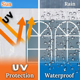 BenefitUSA Replacement Carport Sidewall for 10x20 Tent Garage, Replacement Kit Enclosed Panels (Side Wall Only) BenefitUSA