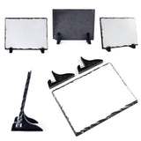 Daomong Sublimation Blank Slate Rock Stone Photo Frame 2 Pieces DIY Heat Transfer Picture Frame with Display Holder Personalized Decoration Photo Frame for Heat Press Machine,7.9 x 11.8 Inch Daomong