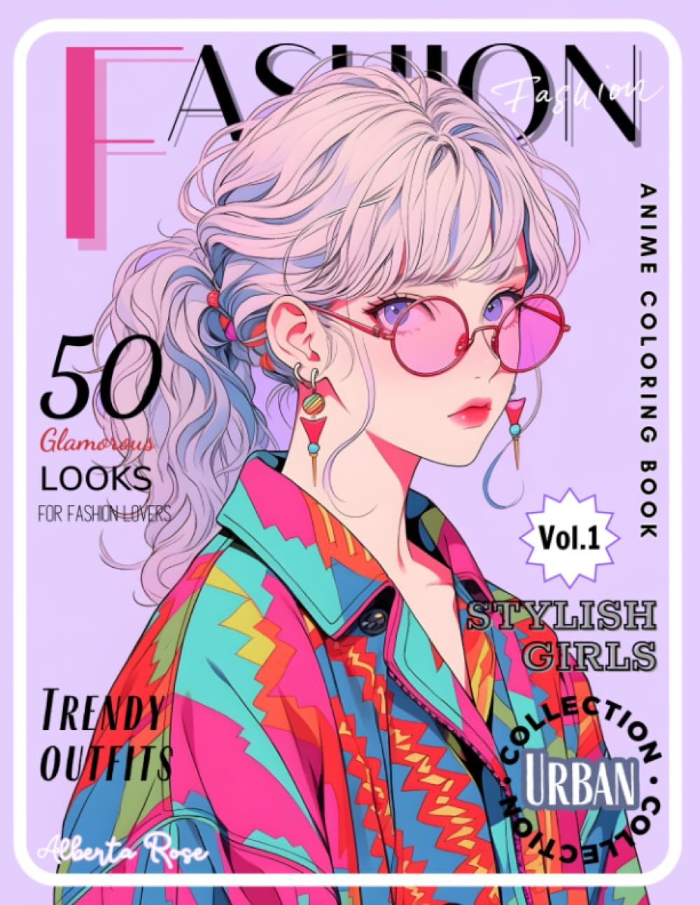 Fashion Anime Coloring Book: Urban Collection: Creative Trendy Stylish Outfits Coloring Pages for Teen Girls and Adult Women | Kawaii Fashion Designs ... Stress Relief | Adorable Anime & Manga Art WoodArtSupply