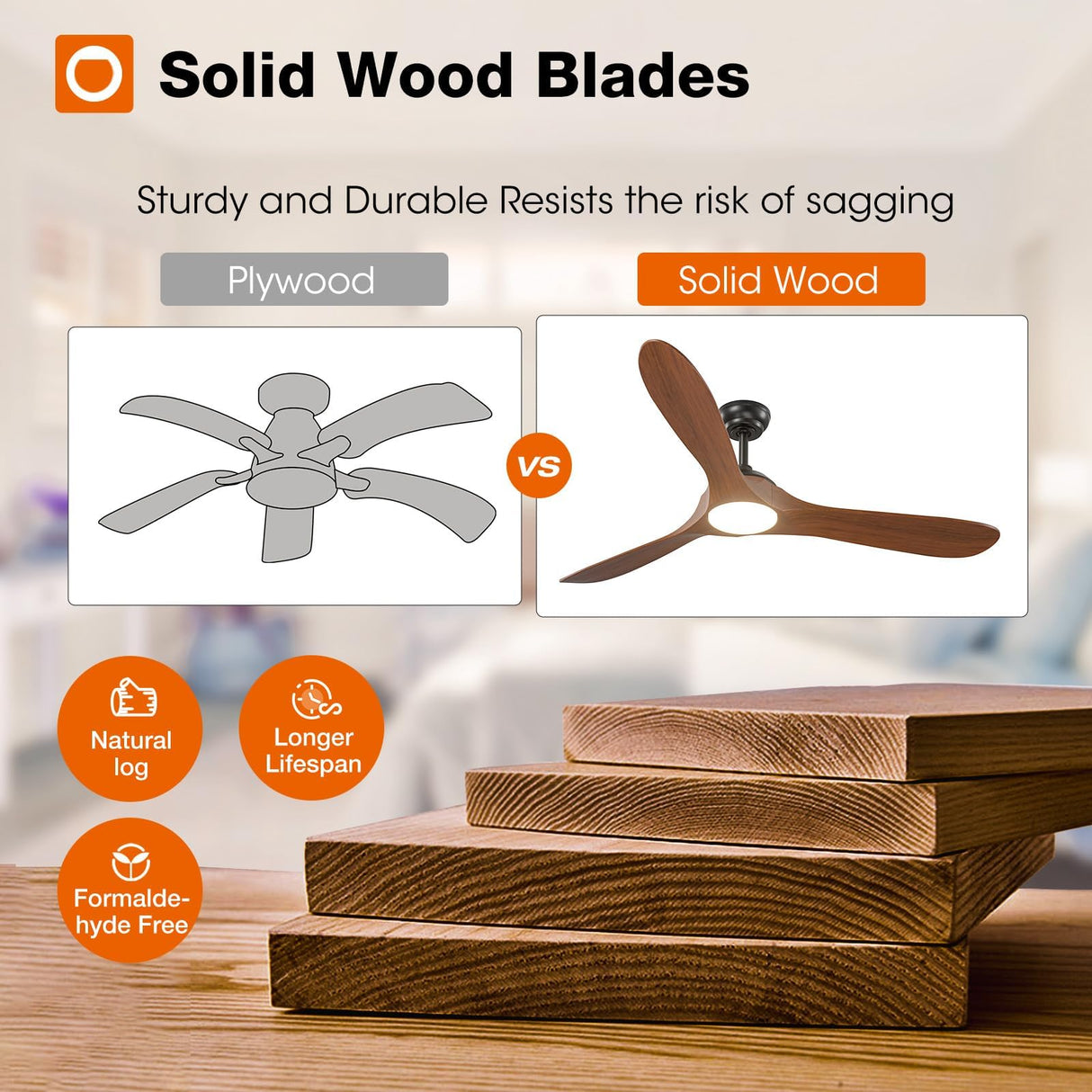 addlon Ceiling Fans with Lights, 60 Inch Indoor/Outdoor Ceiling Fan with Remote Control, Reversible, 3 Wood Blades, 6 Speeds, 3CCT Dimmable, Noiseless, Large Ceiling Fan for Patio, Gazebo, Farmhouse addlon