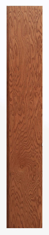 Midas 72" Five Shelf Bookcase in Dry Oak Finish by Concepts In Wood Concepts In Wood