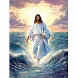 Jesus Paint by Numbers Kit for Adults & Beginners - Christian Canvas Art for Spiritual Home Wall Decor (16x20in, DIY Gift Idea) DIYDECORFUN